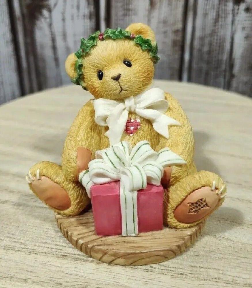 Cherished Teddies-Margy "I'm Wrapping Up A Little Holiday Joy To Send Your Way"